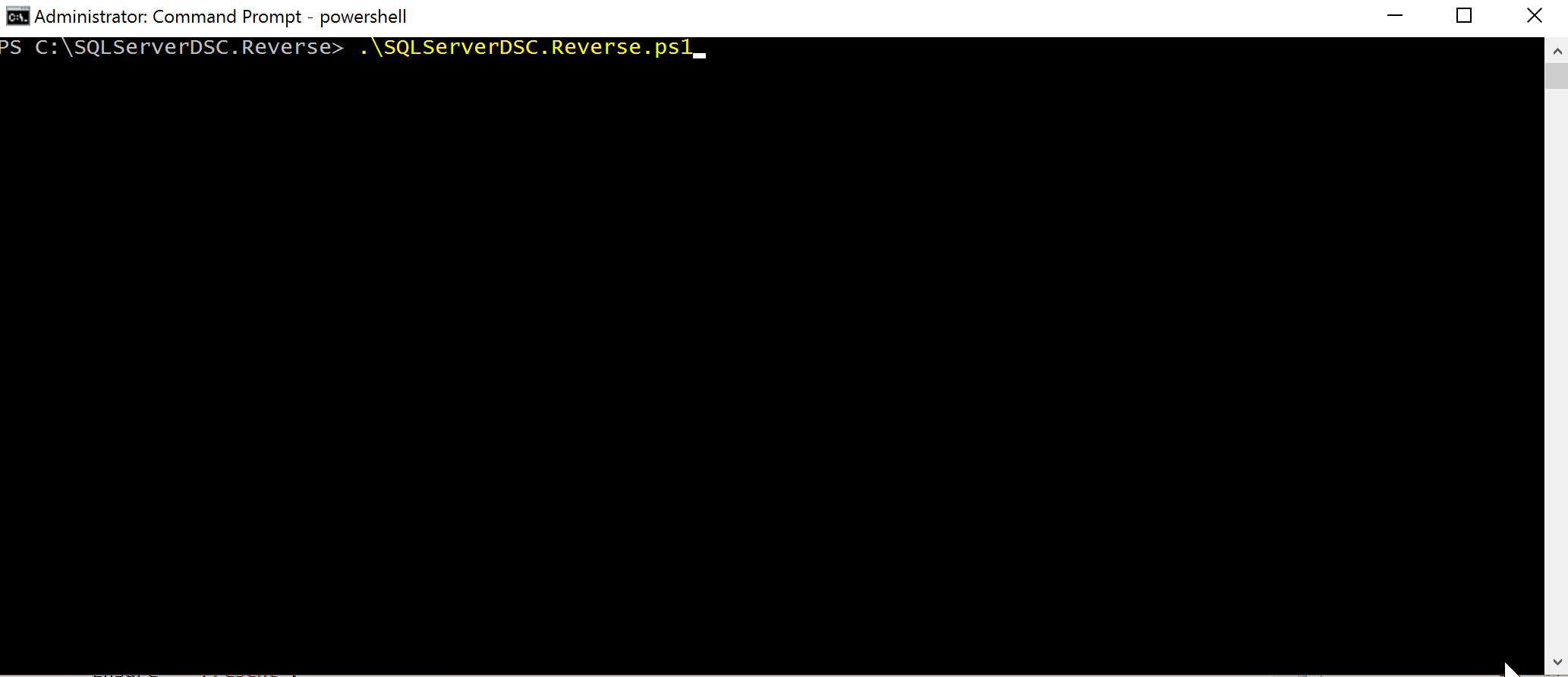 SQL Reverse DSC